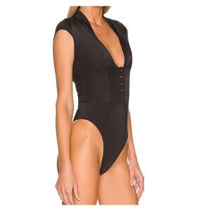 NWT We Are HAH Had Me At Hello One Piece Noir Swimsuit Size XS